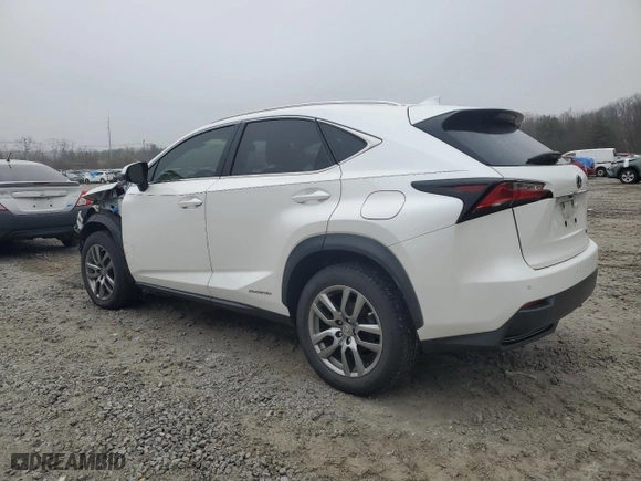 2015 Lexus NX 300h with VIN JTJBJRBZ4F2019585, listed as a Copart auction lot 49592824 with 82,962 mi miles. Bid and sale history available at carsss.com. Image 2.