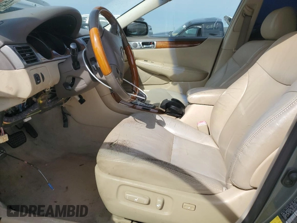 2005 Lexus ES 350 с VIN JTHBA30G155105336, выставлен на аукционе Copart как лот 45308845 с пробегом 200 926 миль миль и Списание • Salvage title. История ставок и продаж доступна на DreamBid. Изображение 7.