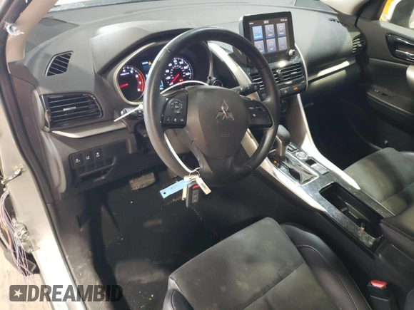 2022 Mitsubishi Eclipse Cross SE with VIN JA4ATWAA3NZ002683, listed as a Copart auction lot 54446995 with 65,648 mi miles and Salvage title. Bid and sale history available at DreamBid. Image 8.