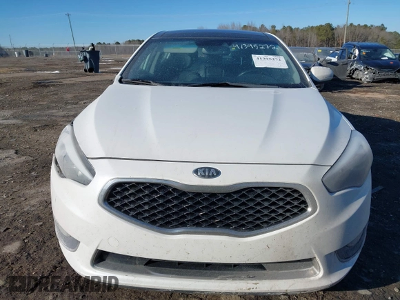 2014 Kia Cadenza Premium with VIN KNALN4D73E5139043, listed as a IAAI auction lot 41395272 with 142,255 mi miles. Bid and sale history available at carsss.com. Image 12.
