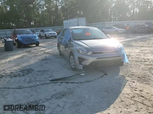2022 Kia Rio S with VIN 3KPA24AD9NE464099, listed as a Copart auction lot 42920745 with 80,319 mi miles and Non Repairable. Bid and sale history available at carsss.com. Image 10.
