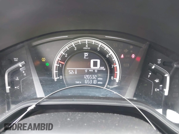2017 Honda CR-V LX with VIN 2HKRW6H39HH210702, listed as a IAAI auction lot 41859435 with 126,532 mi miles. Bid and sale history available at carsss.com. Image 7.