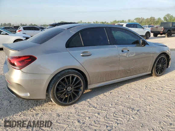 2020 Mercedes-Benz A 220 with VIN WDD3G4EB7LW039220, listed as a Copart auction lot 53331115 with Not Provided miles and Salvage Title. Bid and sale history available at DreamBid. Image 3.