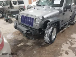 2017 Jeep Wrangler Unlimited Sport with VIN 1C4BJWDG5HL551406, listed as a IAAI auction lot 41618566 with 87,634 mi miles. Bid and sale history available at carsss.com. Image 6.