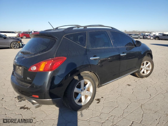 2009 Nissan Murano S with VIN JN8AZ18U49W002260, listed as a Copart auction lot 88679785 with 208,874 mi miles and Salvage Title. Bid and sale history available at carsss.com. Image 3.