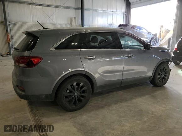 2020 Kia Sorento EX V6 with VIN 5XYPH4A54LG705925, listed as a Copart auction lot 85706494 with 42,844 mi miles and Salvage Title. Bid and sale history available at carsss.com. Image 3.