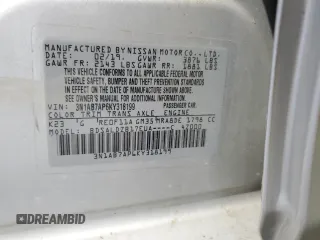 2019 Nissan Sentra SV with VIN 3N1AB7AP6KY318199, listed as a Copart auction lot 52777755 with 89,144 mi miles and Salvage Title. Bid and sale history available at carsss.com. Image 14.