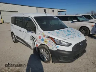 2022 Ford Transit Connect XL with VIN NM0GE9E24N1538522, listed as a Copart auction lot 51353895 with 65,514 mi miles and Salvage title. Bid and sale history available at DreamBid. Image 4.