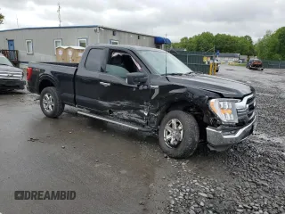 2023 Ford F-150 XL with VIN 1FTEX1EPXPKE88370, listed as a Copart auction lot 57719225 with 31,440 mi miles and Salvage title. Bid and sale history available at DreamBid. Image 4.