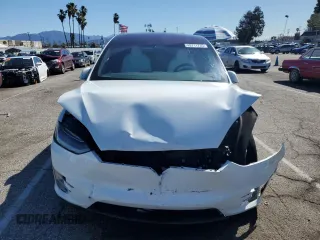 2020 Tesla Model X Long Range with VIN 5YJXCAE26LF270135, listed as a Copart auction lot 49711735 with Not Provided miles and Salvage Title. Bid and sale history available at carsss.com. Image 5.