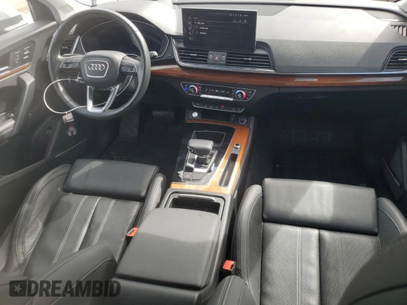 2022 Audi Q5 S line Prestige with VIN WA1FAAFY6N2065385, listed as a Copart auction lot 75753654 with 17,551 mi miles and Salvage Title. Bid and sale history available at carsss.com. Image 8.