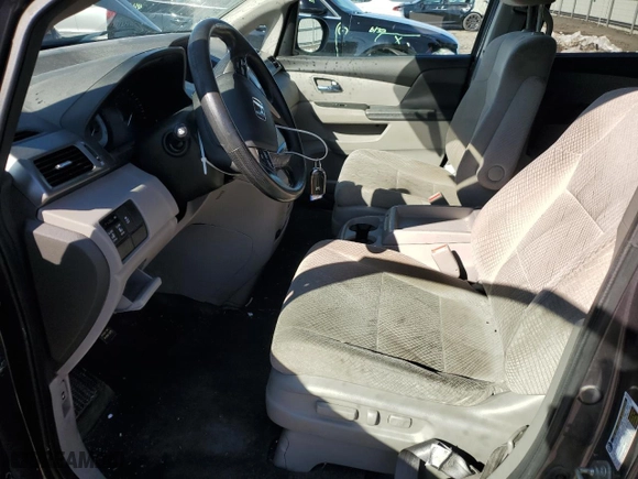2016 Honda Odyssey SE with VIN 5FNRL5H37GB078183, listed as a Copart auction lot 45050885 with 125,085 mi miles and Salvage Title. Bid and sale history available at carsss.com. Image 7.