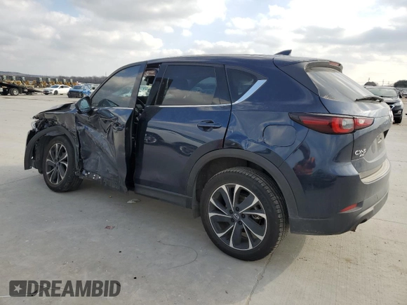 2023 Mazda CX-5 2.5 S Premium Plus Package with VIN JM3KFBEM5P0115936, listed as a Copart auction lot 44483345 with 24,267 mi miles and Salvage Title. Bid and sale history available at carsss.com. Image 2.