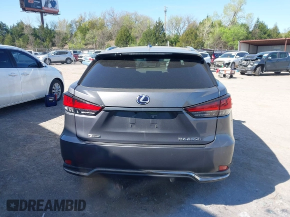 2020 Lexus RX 450h F Sport Performance with VIN 2T2YGMDA4LC055002, listed as a IAAI auction lot 41974333 with 64,998 mi miles and . Bid and sale history available at DreamBid. Image 16.