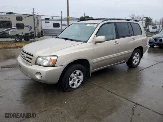 2007 Toyota Highlander with VIN JTEGD21A270161199, listed as a Copart auction lot 43567465 with 127,883 mi miles and Salvage Title. Bid and sale history available at carsss.com. Image 1.