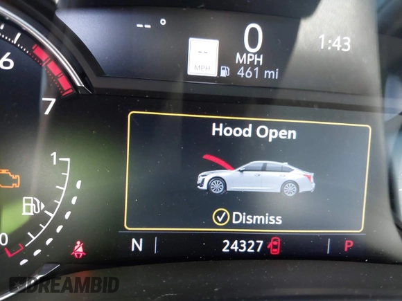 2024 Cadillac CT5 Luxury with VIN 1G6DW5RK9R0127962, listed as a IAAI auction lot 42548395 with 24,327 mi miles and . Bid and sale history available at DreamBid. Image 7.