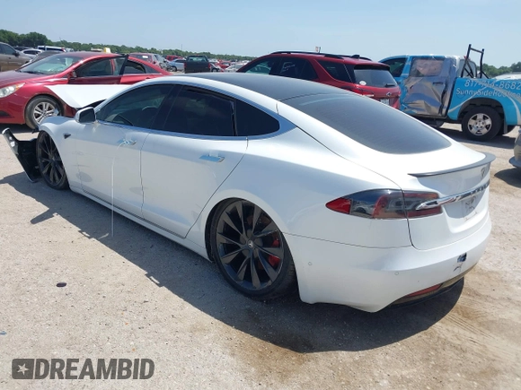 2020 Tesla Model S Performance with VIN 5YJSA1E49LF360655, listed as a IAAI auction lot 42777670 with Not provided miles and . Bid and sale history available at DreamBid. Image 3.