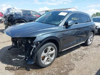 2021 Audi Q5 Premium Plus with VIN WA1BAAFY4M2062482, listed as a IAAI auction lot 42539165 with 40,312 mi miles and . Bid and sale history available at DreamBid. Image 2.
