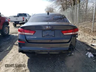 2019 Kia Optima LX with VIN 5XXGT4L31KG279088, listed as a Copart auction lot 50172065 with 100,353 mi miles and Salvage Title. Bid and sale history available at carsss.com. Image 6.