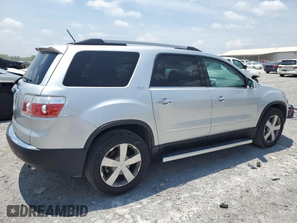 2010 GMC Acadia SLT1 with VIN 1GKLRMED9AJ125200, listed as a Copart auction lot 58071725 with 216,380 mi miles and Salvage title. Bid and sale history available at DreamBid. Image 3.