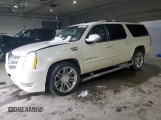 2013 Cadillac Escalade ESV Premium z VIN 1GYS4JEF9DR265575, wystawiony jako Copart lot #46358615 z przebiegiem 285 576 mil mil oraz Szkoda całkowita • Salvage title. Historia ofert i sprzedaży dostępna na DreamBid. Obrazek 1.