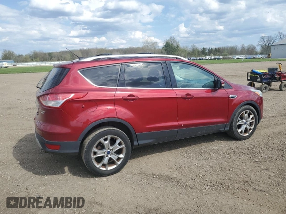 2014 Ford Escape Titanium with VIN 1FMCU9J94EUE49129, listed as a Copart auction lot 54357125 with 205,519 mi miles and Salvage Title. Bid and sale history available at carsss.com. Image 3.