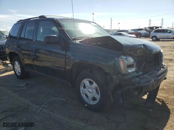 2002 Chevrolet TrailBlazer LS with VIN 1GNDT13S722508458, listed as a Copart auction lot 51221705 with 155,818 mi miles and Salvage Title. Bid and sale history available at carsss.com. Image 4.