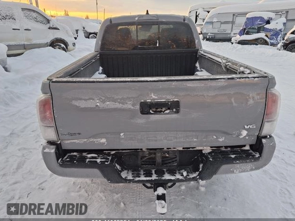 2021 Toyota Tacoma 4WD SR5 with VIN 3TMDZ5BN9MM099546, listed as a IAAI auction lot 41062254 with 1 mi miles. Bid and sale history available at carsss.com. Image 18.