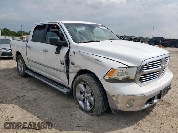 2013 Ram 1500 Big Horn with VIN 1C6RR7LT6DS550171, listed as a Copart auction lot 57044515 with 205,756 mi miles and Salvage title. Bid and sale history available at DreamBid. Image 4.