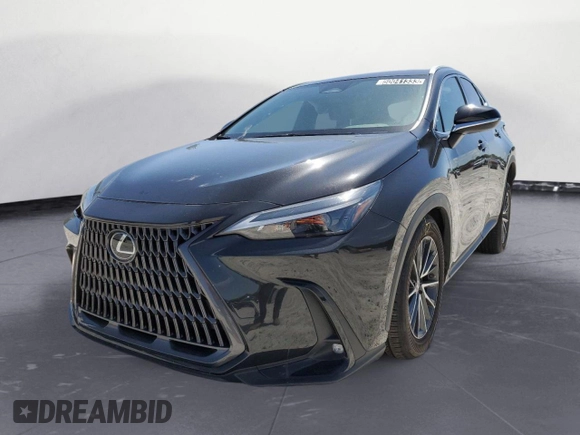 2022 Lexus NX with VIN 2T2AGCEZ3NC001032, listed as a Copart auction lot 50041333 with 5,801 mi miles. Bid and sale history available at carsss.com. Image 1.