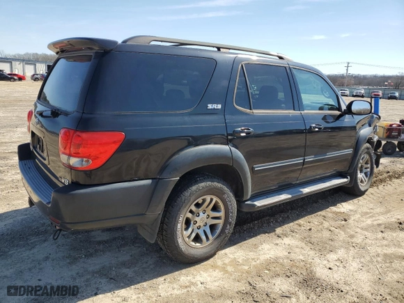 2007 Toyota Sequoia SR5 with VIN 5TDZT34AX7S294534, listed as a Copart auction lot 45333875 with 234,018 mi miles and Clean Title. Bid and sale history available at carsss.com. Image 3.
