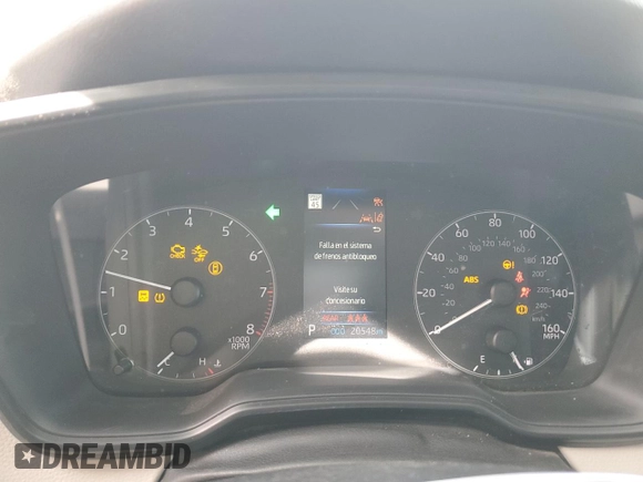 2023 Toyota Corolla LE with VIN JTDB4MEE8P3015055, listed as a Copart auction lot 50380345 with 20,548 mi miles and Salvage Title. Bid and sale history available at DreamBid. Image 9.