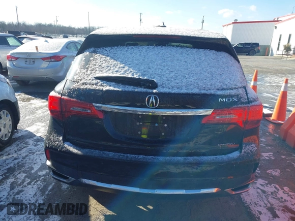 2017 Acura MDX w/Technology Pkg with VIN 5FRYD4H57HB006808, listed as a IAAI auction lot 41350211 with 164,719 mi miles. Bid and sale history available at carsss.com. Image 16.