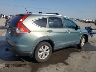 2012 Honda CR-V EX-L with VIN 2HKRM4H78CH612331, listed as a Copart auction lot 62383725 with 208,658 mi miles and Salvage title. Bid and sale history available at DreamBid. Image 3.
