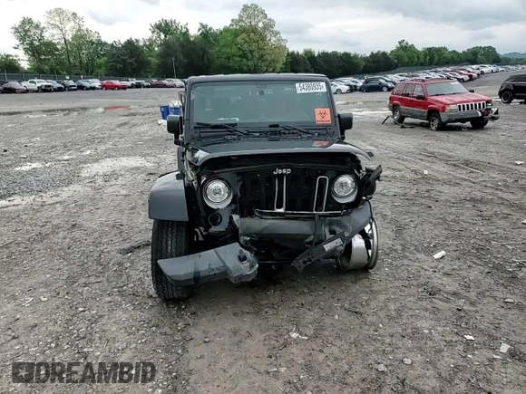 2018 Jeep Wrangler Sahara with VIN 1C4AJWBG2JL852087, listed as a Copart auction lot 54380935 with 49,287 mi miles and Salvage title. Bid and sale history available at DreamBid. Image 15.