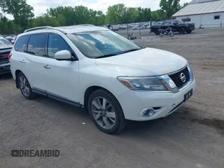 2015 Nissan Pathfinder SL with VIN 5N1AR2MM0FC707380, listed as a IAAI auction lot 42267523 with 186,383 mi miles and . Bid and sale history available at DreamBid. Image 1.