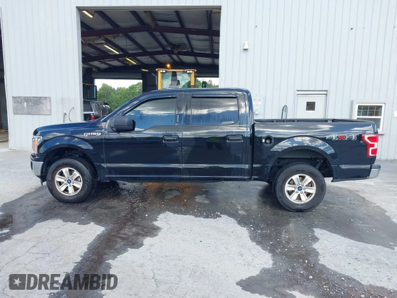 2019 Ford F-150 XL with VIN 1FTEW1E56KFA63764, listed as a IAAI auction lot 42410872 with 124,648 mi miles and . Bid and sale history available at DreamBid. Image 14.