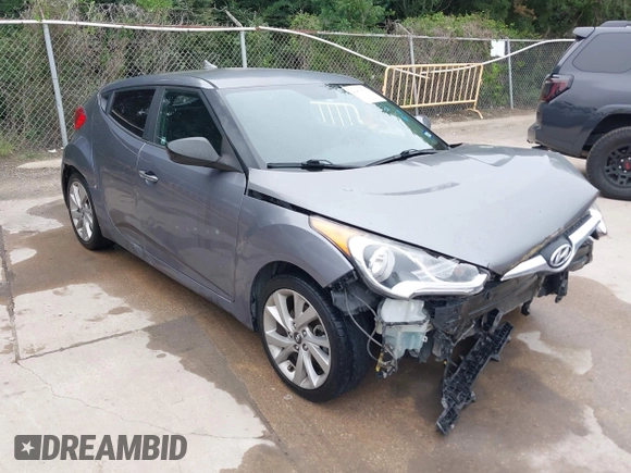 2016 Hyundai Veloster with VIN KMHTC6AD2GU300548, listed as a IAAI auction lot 42439901 with 134,012 mi miles and . Bid and sale history available at DreamBid. Image 1.