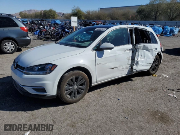 2021 Volkswagen Golf TSI z VIN 3VWG57AU7MM014486, wystawiony jako Copart lot #46552545 z przebiegiem 64 437 mil mil oraz Szkoda całkowita • Salvage title. Historia ofert i sprzedaży dostępna na DreamBid. Obrazek 1.
