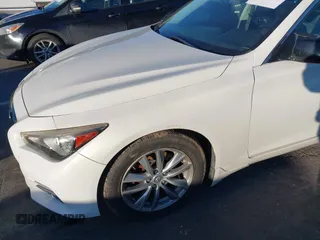2014 Infiniti Q50 Hybrid Sport with VIN JN1AV7AP5EM690406, listed as a IAAI auction lot 41306387 with 143,309 mi miles and . Bid and sale history available at DreamBid. Image 18.