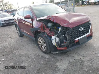 2019 Hyundai Tucson SE with VIN KM8J2CA49KU881841, listed as a IAAI auction lot 41099575 with 129,153 mi miles. Bid and sale history available at carsss.com. Image 1.