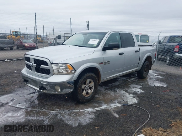 2017 Ram 1500 Big Horn with VIN 1C6RR7LT9HS854682, listed as a IAAI auction lot 41512816 with 111,280 mi miles. Bid and sale history available at carsss.com. Image 22.