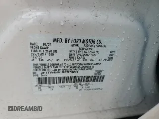 2024 Ford Maverick XLT with VIN 3FTTW8H91RRB73231, listed as a Copart auction lot 42972435 with 2,305 mi miles and Salvage Title. Bid and sale history available at DreamBid. Image 12.