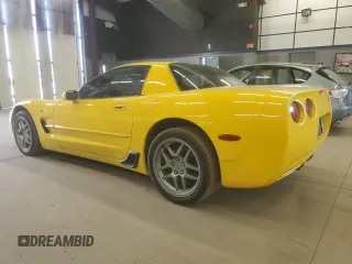 2003 Chevrolet Corvette Z06 with VIN 1G1YY12S635129327, listed as a Copart auction lot 51208995 with 34,626 mi miles and Clean Title. Bid and sale history available at carsss.com. Image 2.