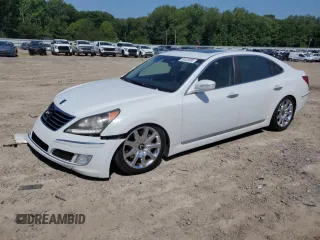 2013 Hyundai Equus Signature z VIN KMHGH4JH6DU059194, wystawiony jako Copart lot #60420895 z przebiegiem 169 898 mil mil oraz Czysty tytuł • Clean title. Historia ofert i sprzedaży dostępna na DreamBid. Obrazek 1.