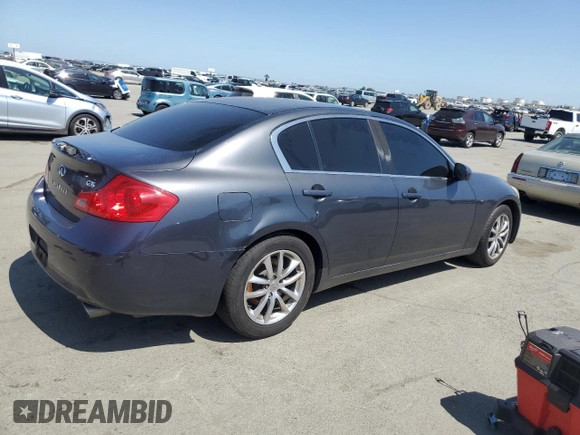 2007 Infiniti G35 Sedan Journey with VIN JNKBV61E07M729382, listed as a Copart auction lot 52576625 with 178,650 mi miles and Salvage Title. Bid and sale history available at carsss.com. Image 3.