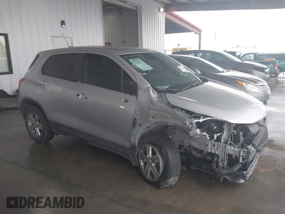 2022 Chevrolet Trax LS with VIN KL7CJKSM9NB543040, listed as a IAAI auction lot 41461219 with 38,157 mi miles and . Bid and sale history available at DreamBid. Image 14.