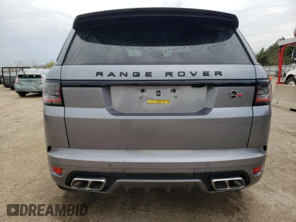 2022 Land Rover Range Rover Sport SVR z VIN SALWZ2RE3NA235996, wystawiony jako Copart lot #54360975 z przebiegiem 27 303 mil mil oraz Szkody całkowita. Historia ofert i sprzedaży dostępna na DreamBid. Obrazek 6.