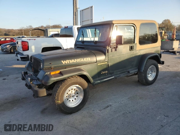 1995 Jeep Wrangler Sahara with VIN 1J4FY49S4SP268925, listed as a Copart auction lot 83487654 with 158,364 mi miles and Clean Title. Bid and sale history available at carsss.com. Image 1.