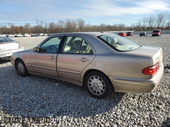 2002 Mercedes-Benz E-Class with VIN WDBJF82J12X062460, listed as a Copart auction lot 79264964 with 113,725 mi miles and Salvage Title. Bid and sale history available at carsss.com. Image 2.